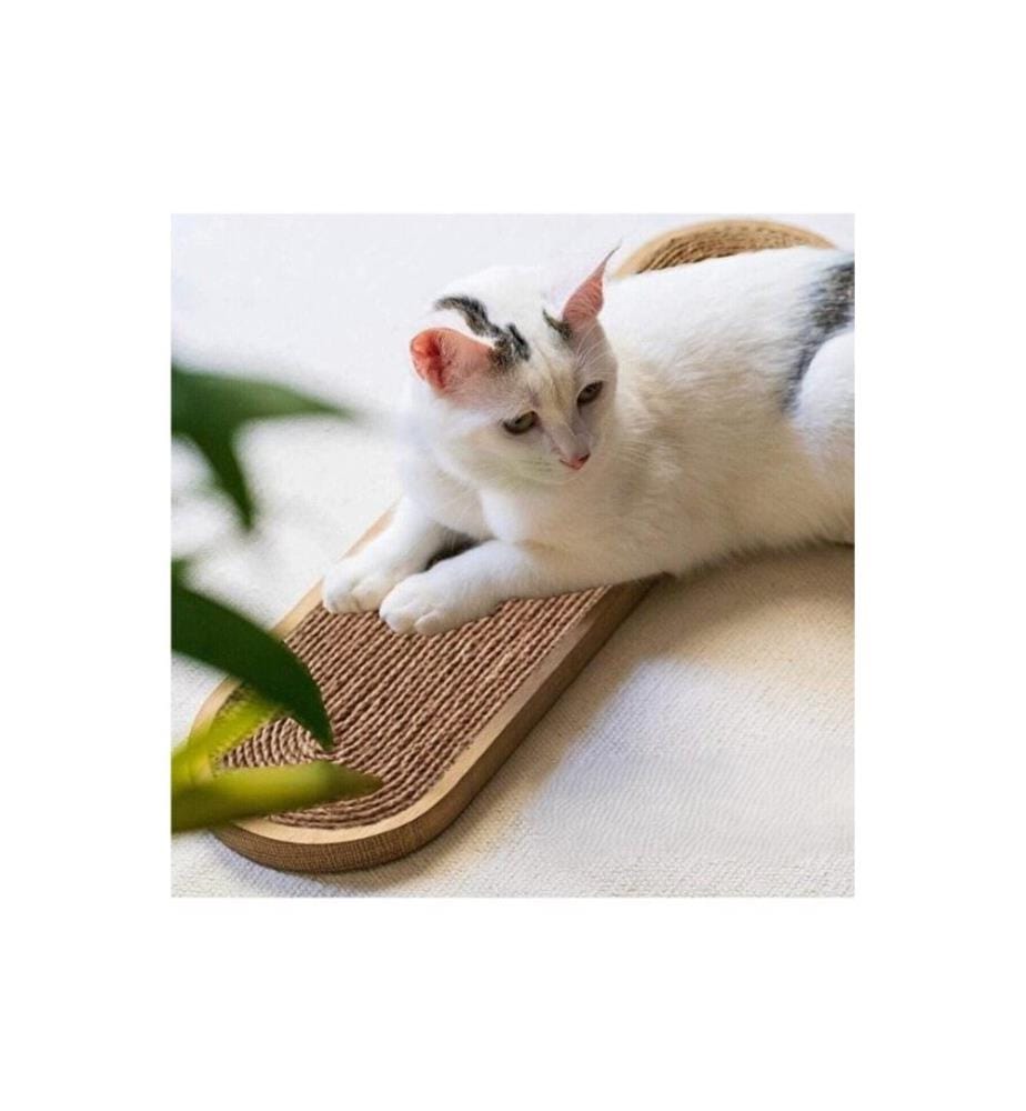 Kratzbaum für Katzen – Beige und Eiche