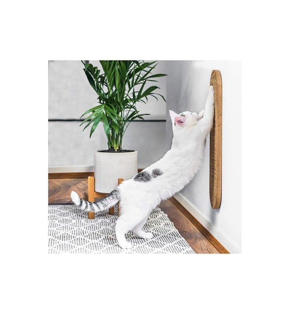 Kratzbaum für Katzen – Beige und Eiche
