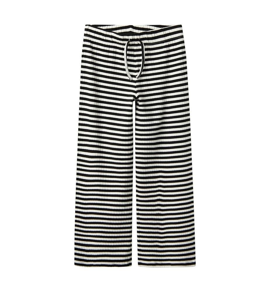 Pants - Black with bright white