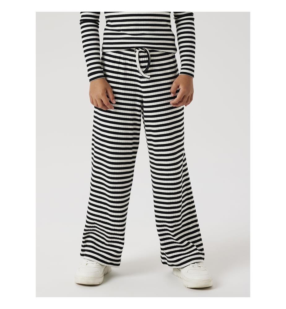 Pants - Black with bright white