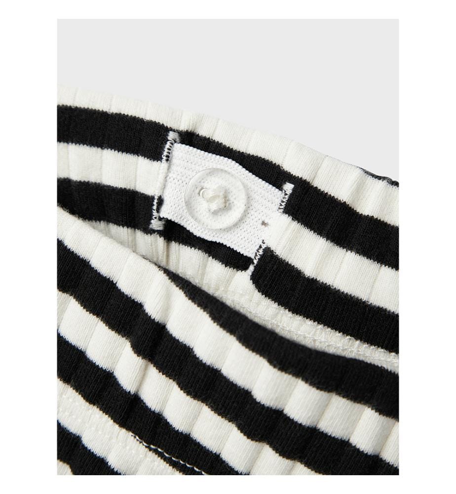 Pants - Black with bright white