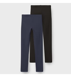 2er-Set Leggings - Dark Sapphire Packed With Black