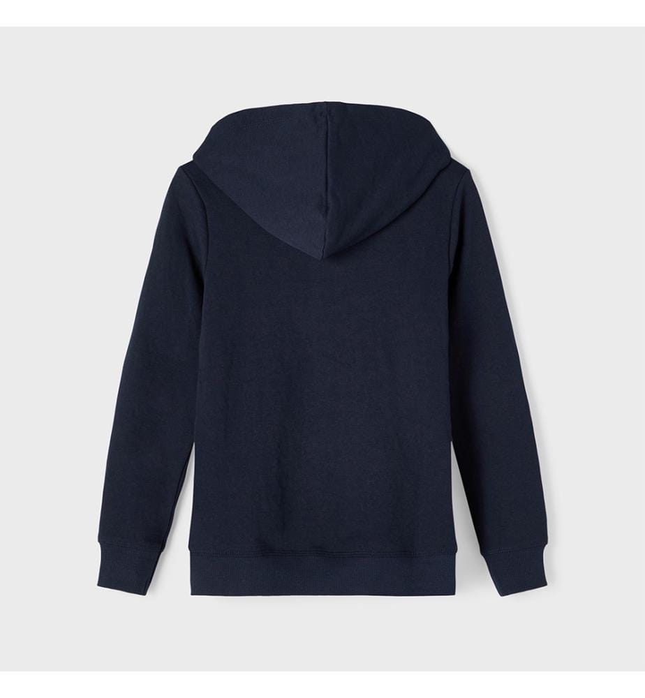 Strickjacke aus Molton - Dunkler Saphir