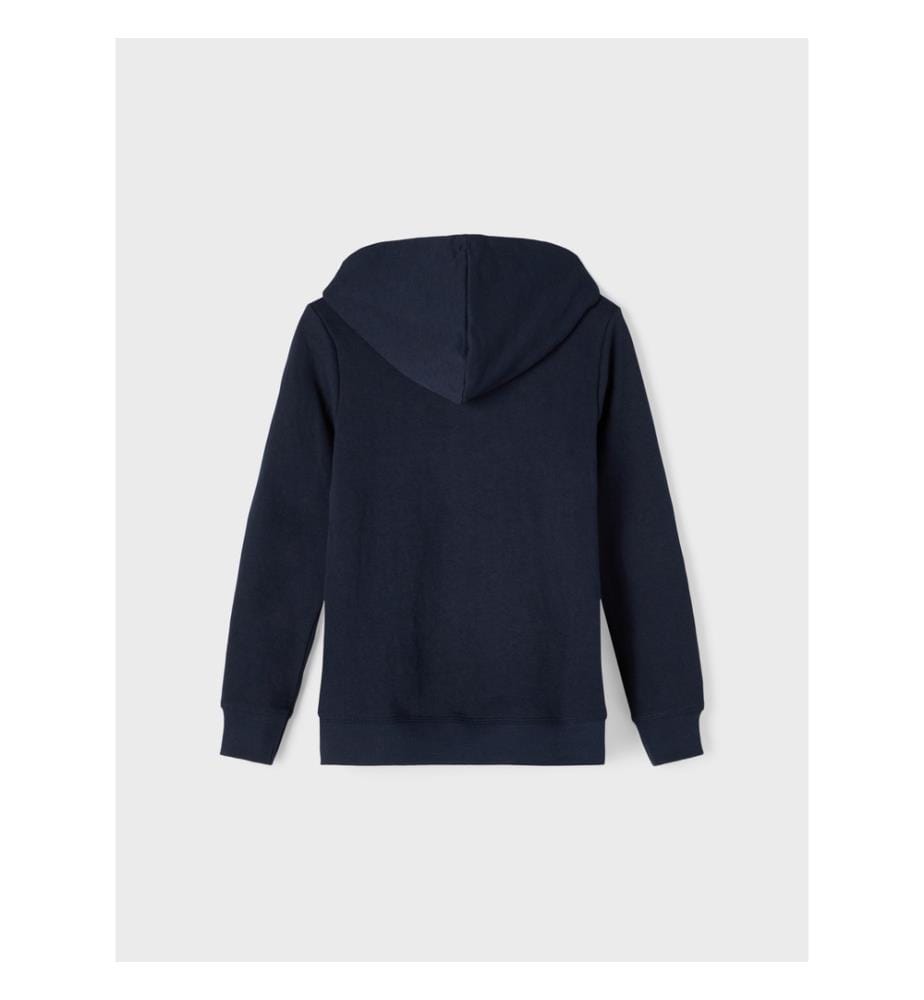 Strickjacke aus Molton - Dunkler Saphir