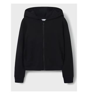 Strickjacke aus Molton - Black