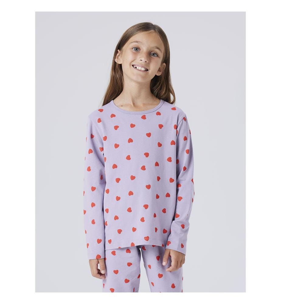 Pyjama-Set - Lavendelgrau