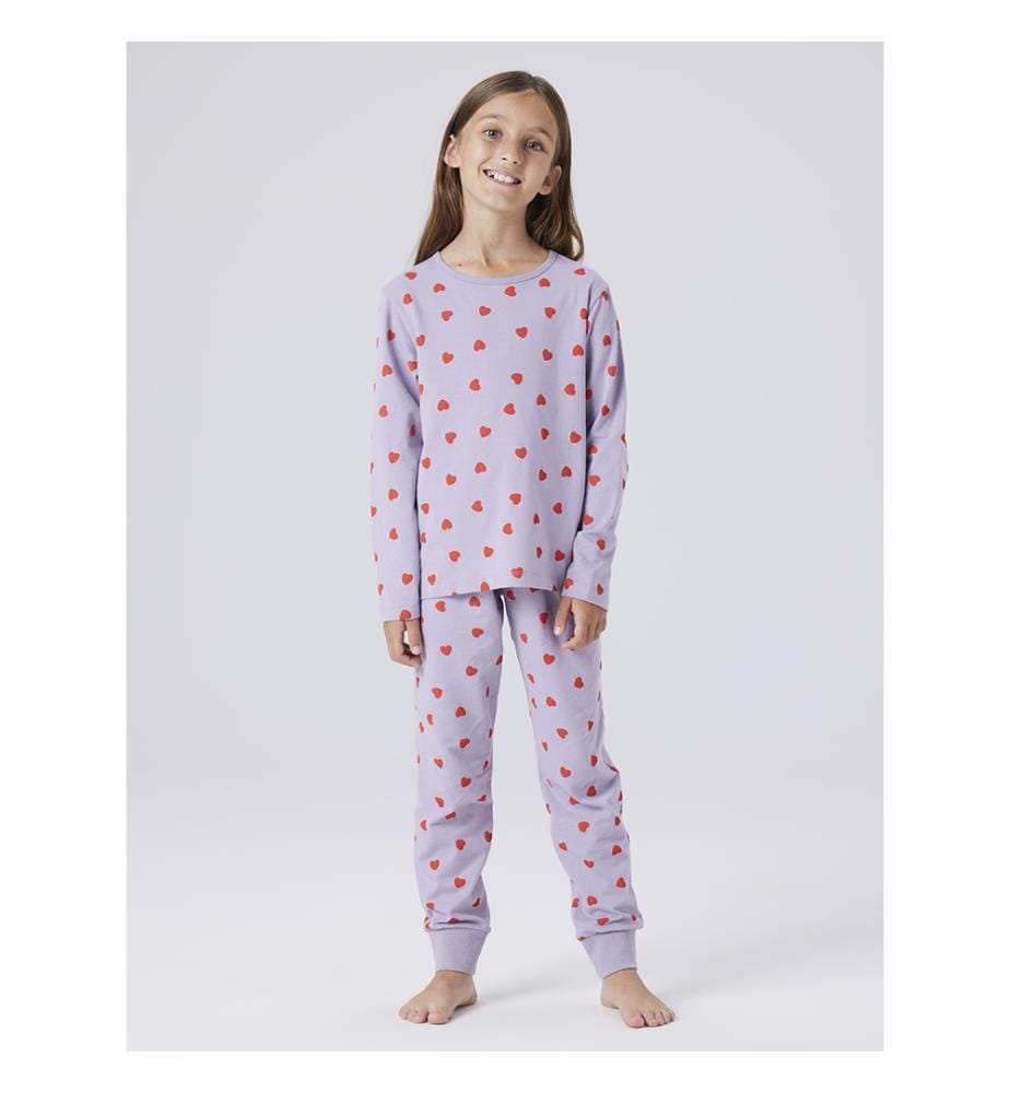 Pyjama-Set - Lavendelgrau