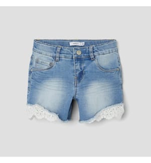 Shorts - Medium Blue Denim