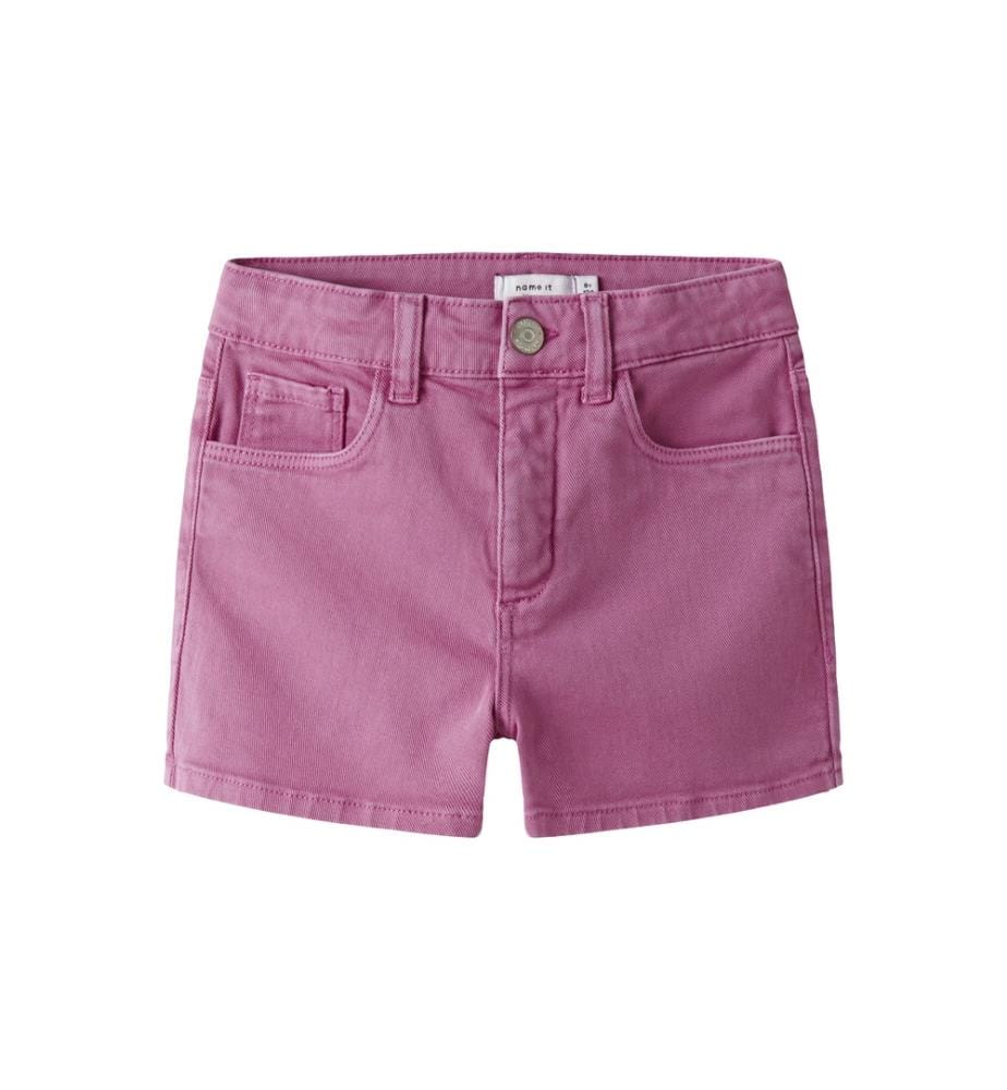 Straight Fit Shorts - Erdbeermond