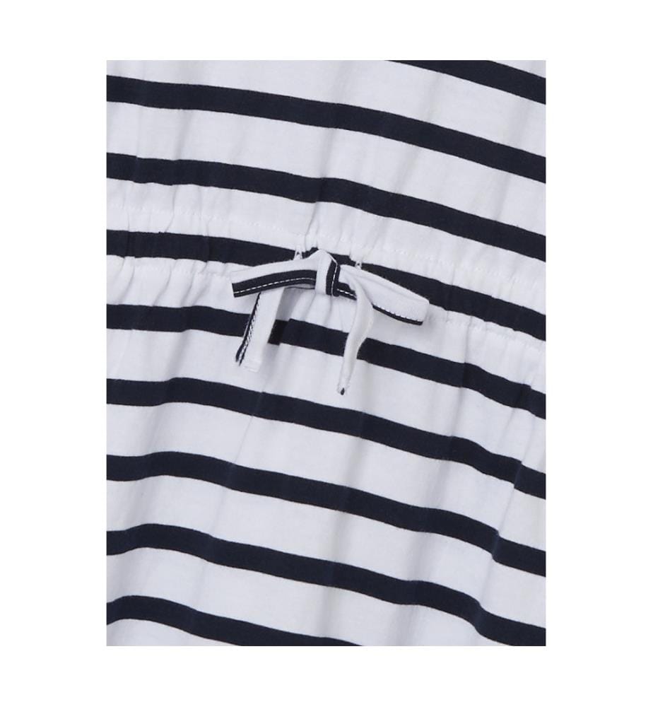 Midikleid Kurzarm Regular Fit - Dark-Sapphire-Y-D-Stripes