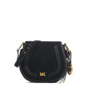 Josie Umhängetasche Nubuk Kalbsleder black