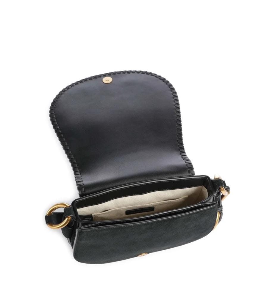 Josie Umhängetasche Nubuk Kalbsleder black