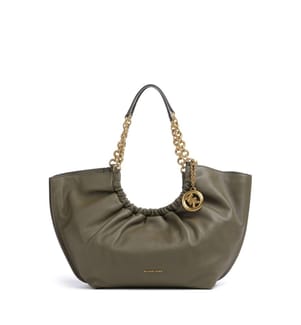 Indie Small Shopper genarbtes Leder loden