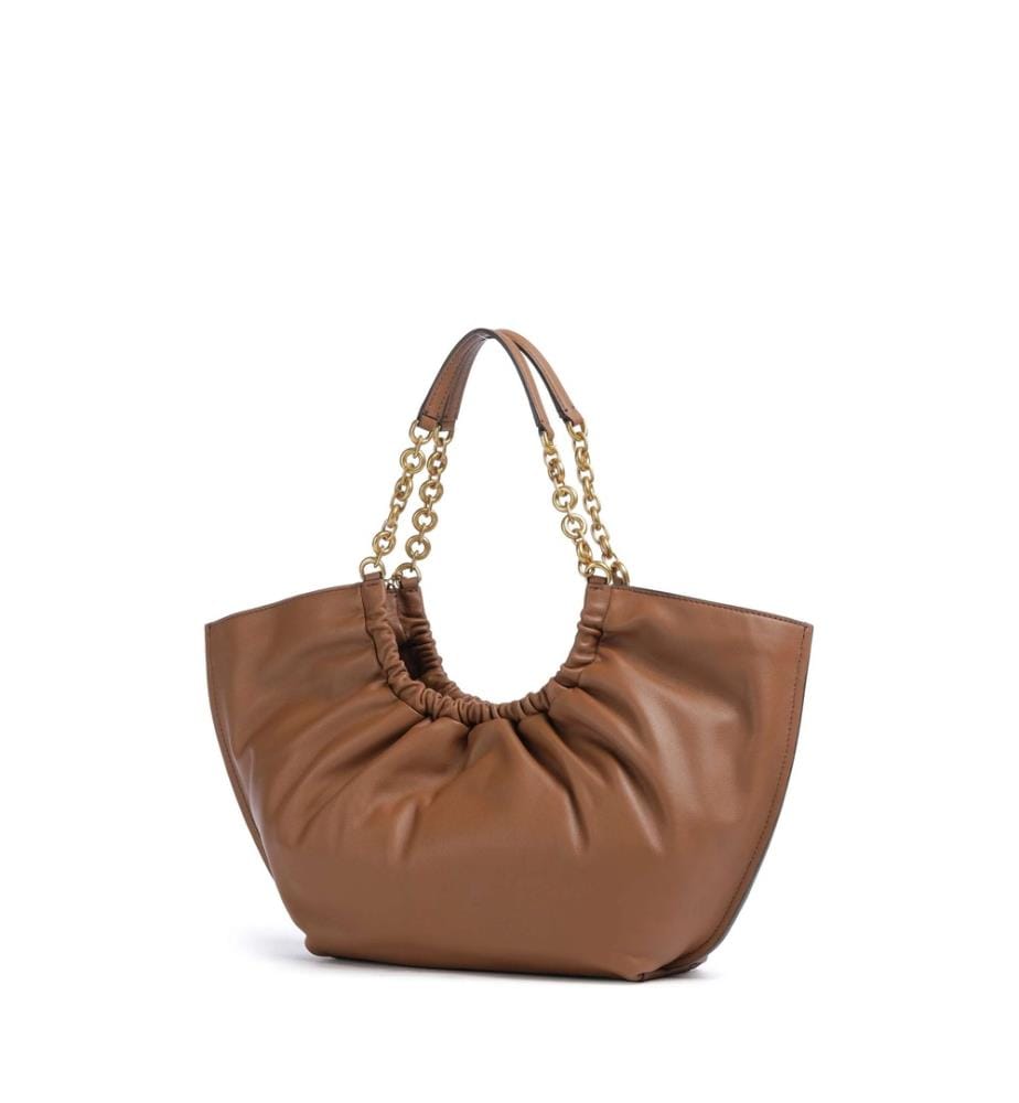 Indie Small Shopper genarbtes Leder luggage