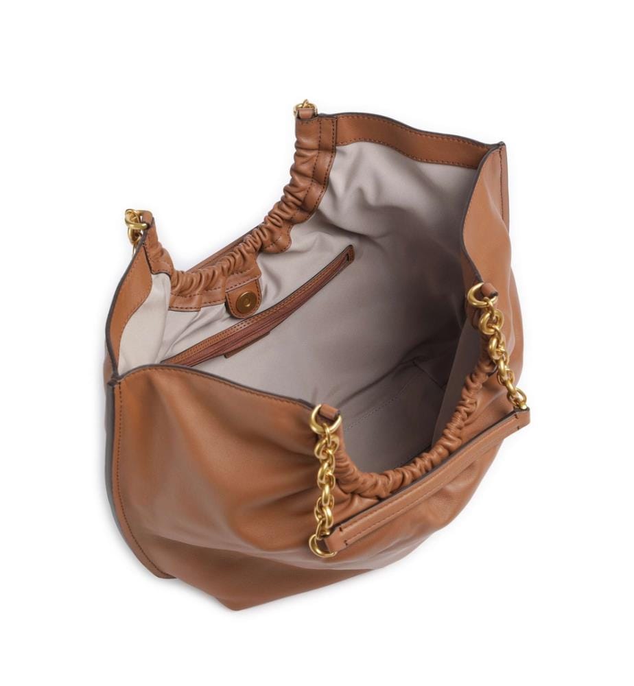 Indie Small Shopper genarbtes Leder luggage