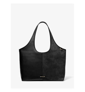 Henly Grosse Tragetasche aus Leder und Wildleder