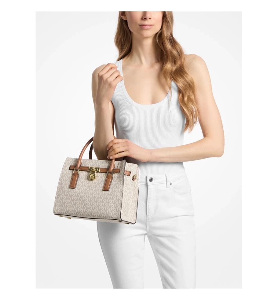 Umhängetasche Hamilton Moderne Small mit Signature-Logomuster