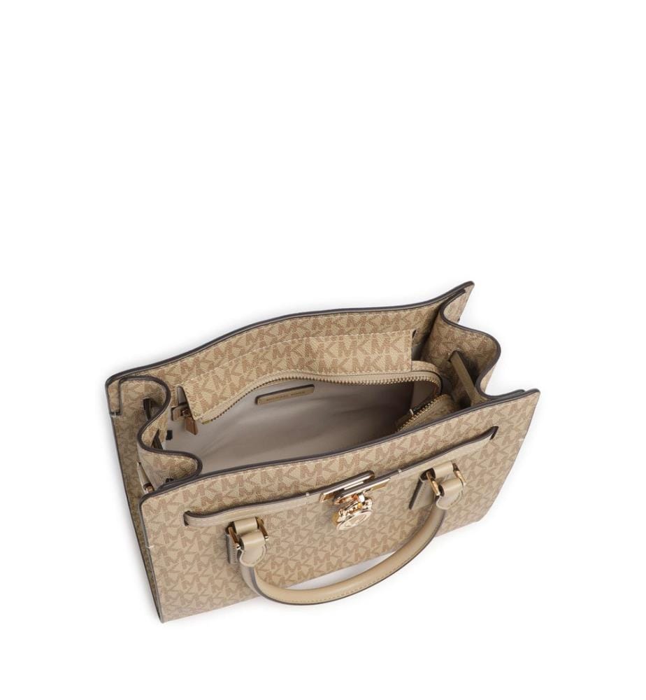Hamilton Moderne Kleine Handtasche aus Kunstleder, khaki