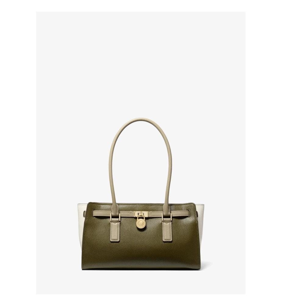 Hamilton Moderne – Kleine Ledertasche mit Farbblöcken