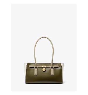 Hamilton Moderne – Kleine Ledertasche mit Farbblöcken