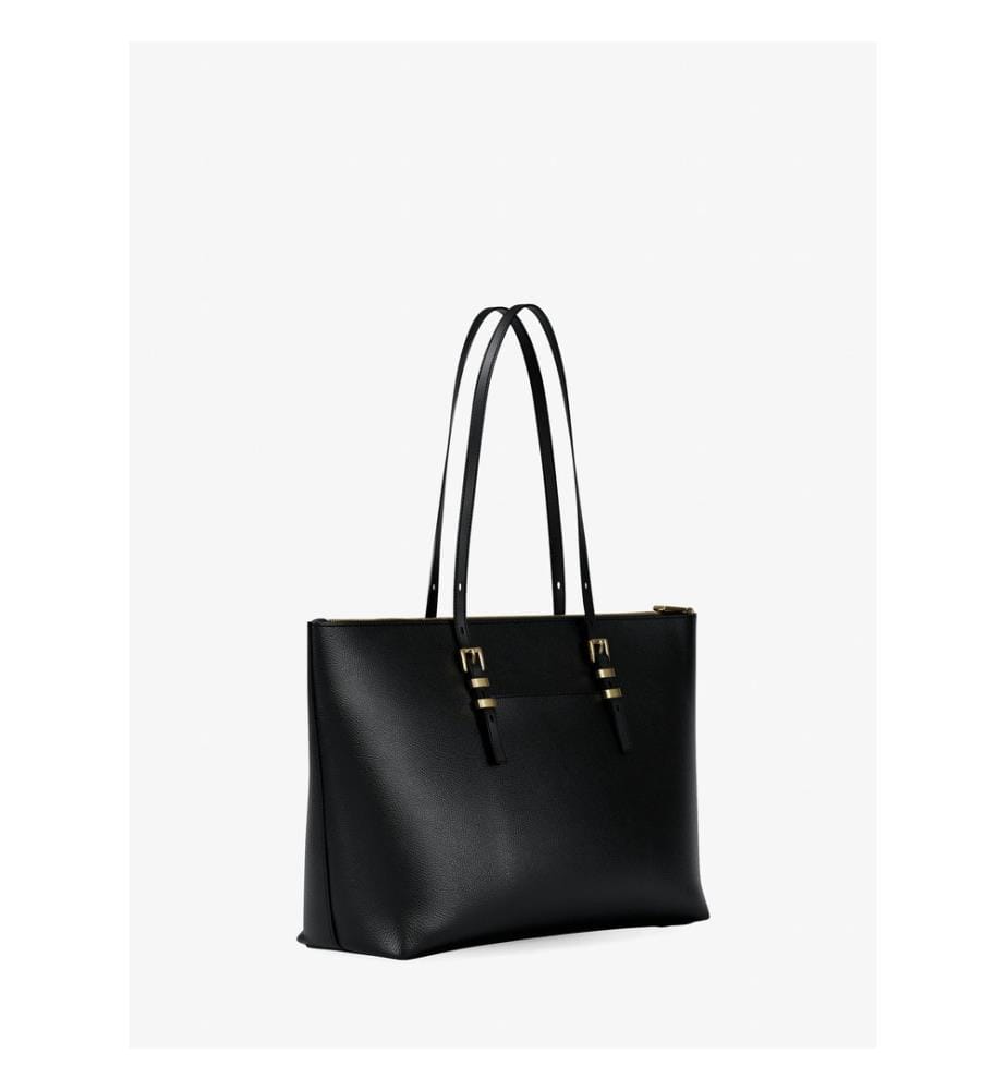 Quinn – Grosse Tote-Tasche aus genarbtem Leder