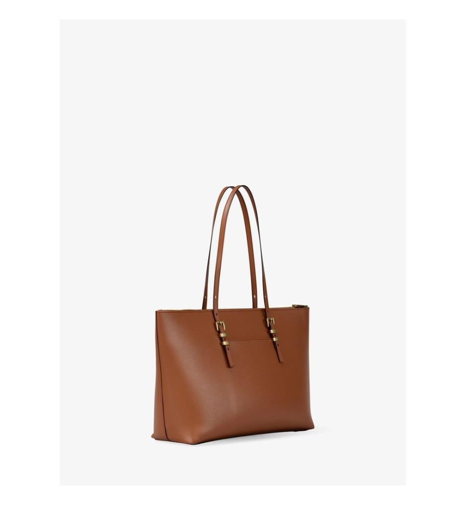 Quinn – Grosse Tote-Tasche aus genarbtem Leder