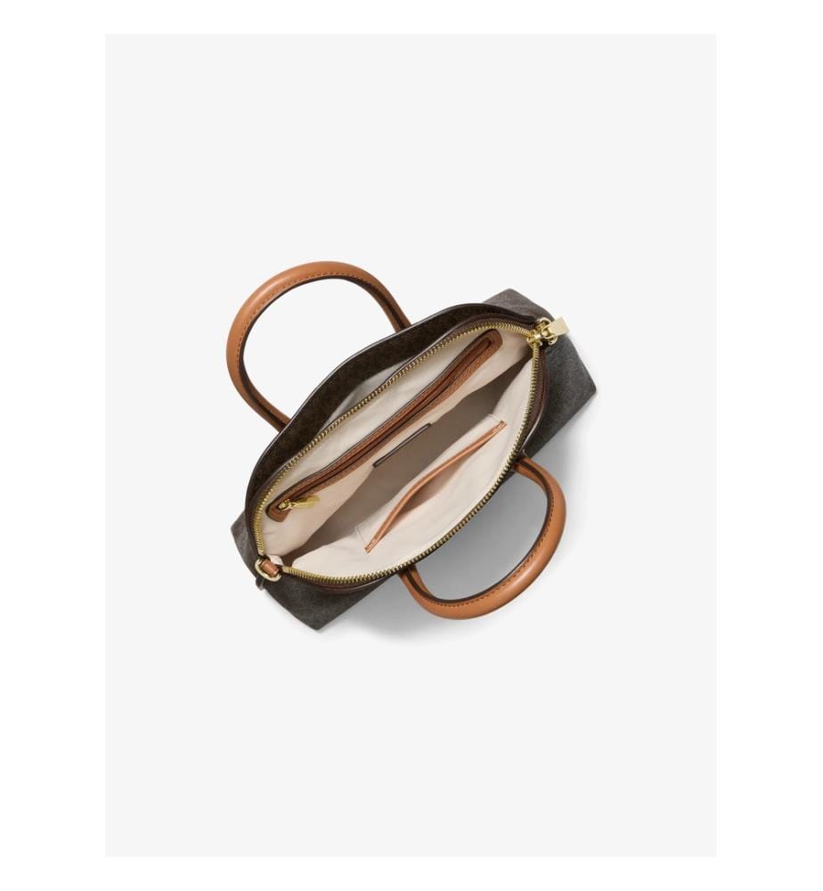 Freddie Medium Signature Logo Dome Satchel