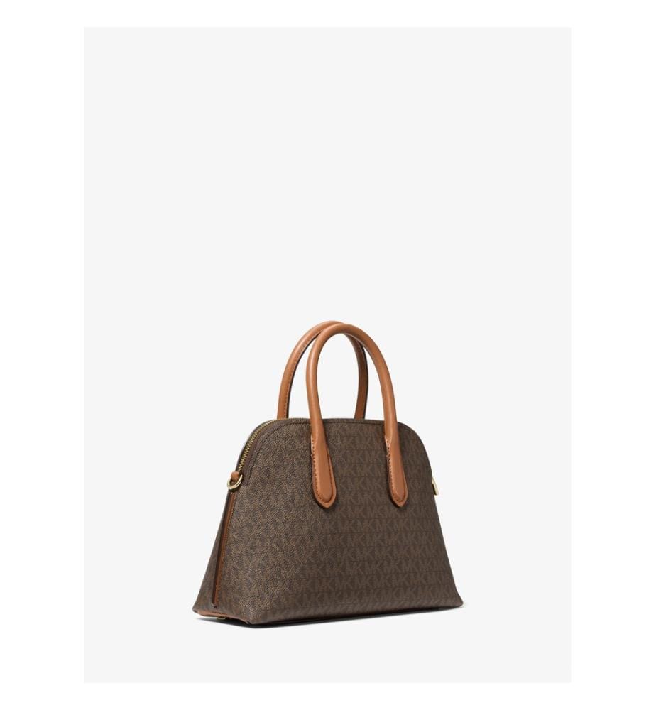 Freddie Medium Signature Logo Dome Satchel