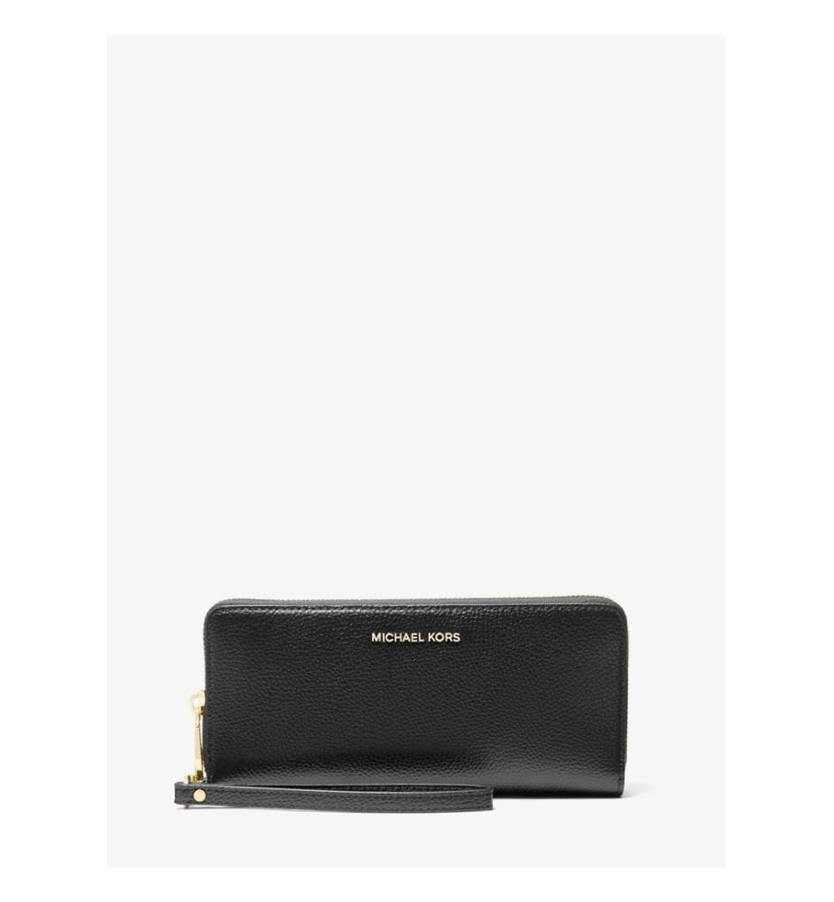 Jet Set Travel – Grosse Kontinentalbrieftasche aus genarbtem Leder