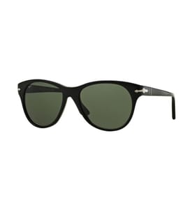 Sonnenbrille Po3134S Schwarz/Grünes Glas