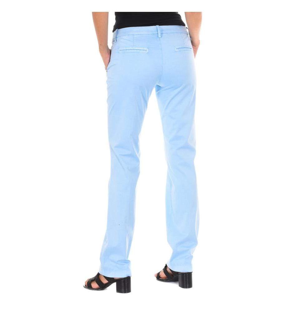 Lange Hose im Chino-Stil mit geraden Säumen