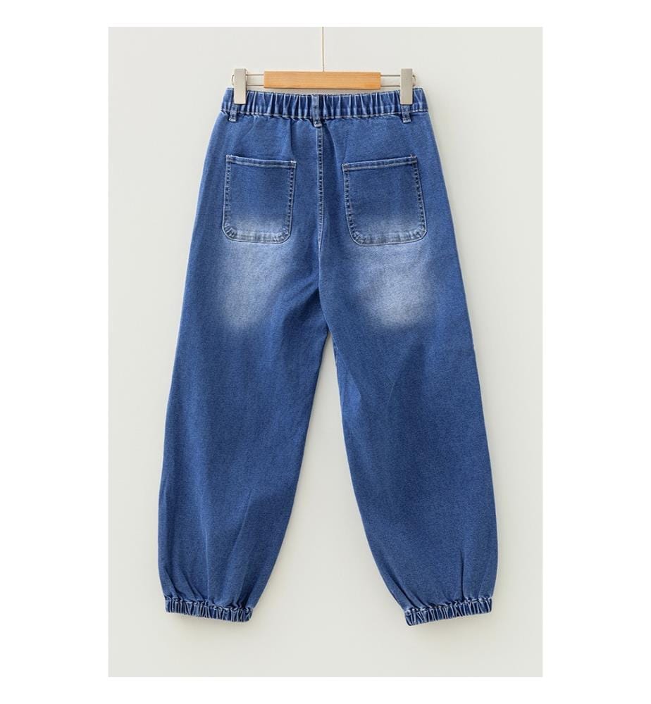 Jeans affusolati a 4 bottoni - Blu