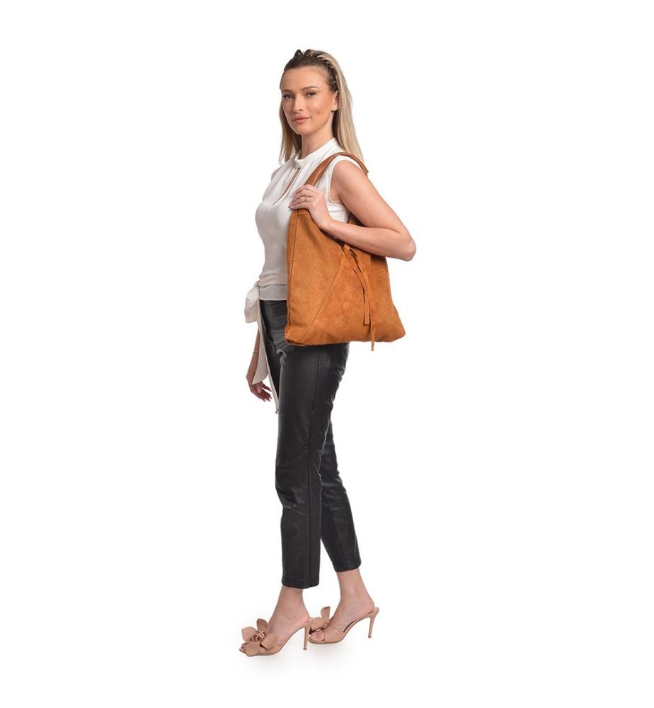 Hobo-Tasche - Cognac