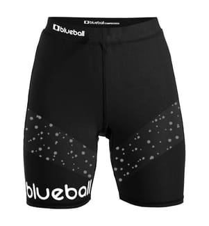 BLUE BALL - Compression-Radlerhose Schwarz Und Weiss