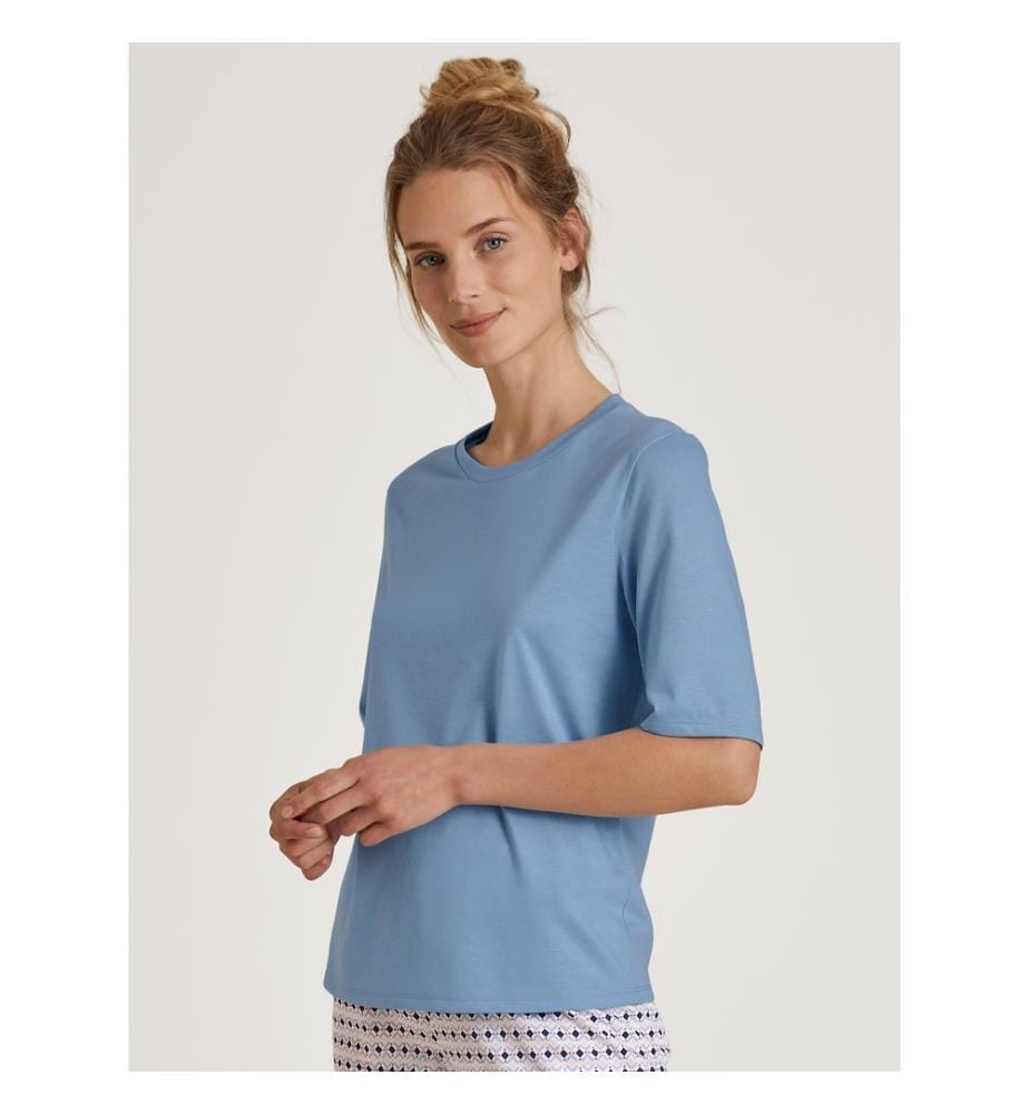 Kurzarmshirt - Placid Blue