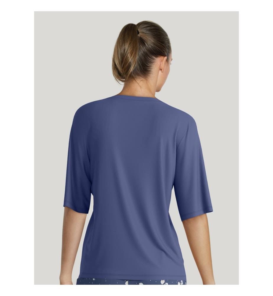 Camicia a maniche corte - Blu cobalto