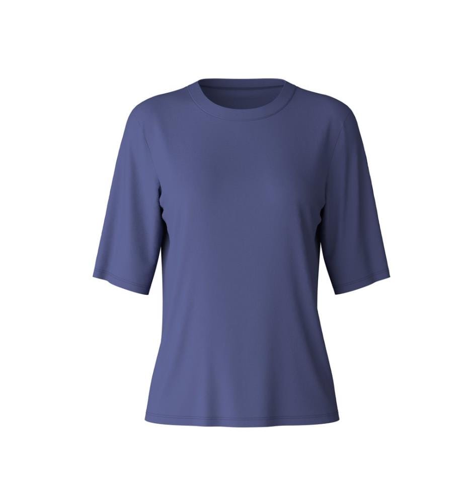 Camicia a maniche corte - Blu cobalto