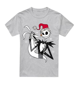 T-Shirt Disney/The Nightmare Before Christmas Jack Skellington Xmas - Grau