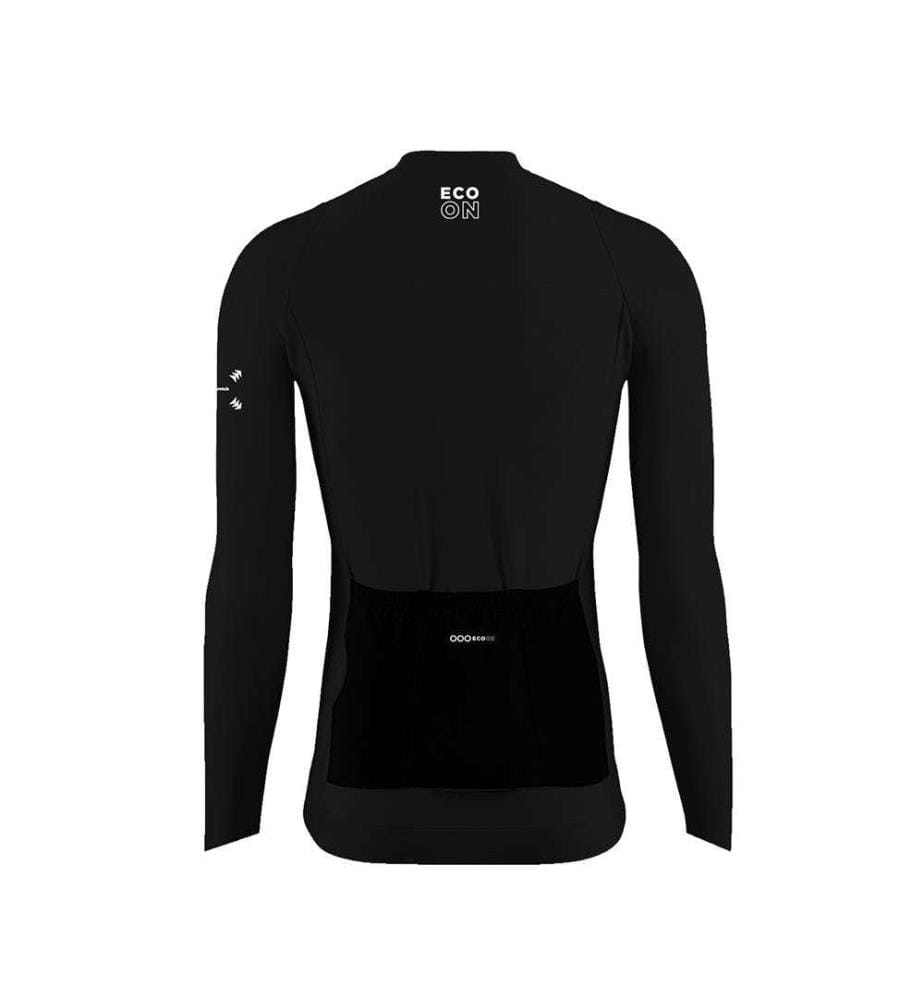 T- shirt manica lunga ad alte prestazioni - Nero