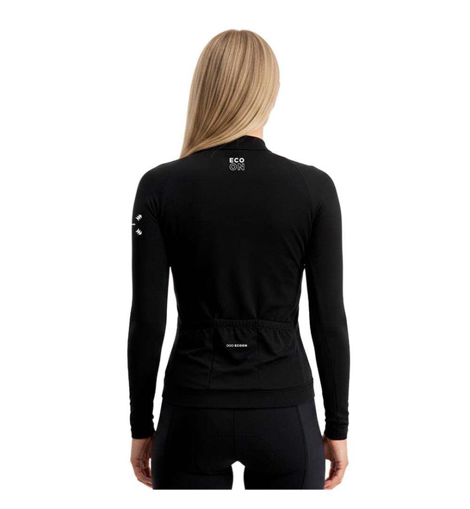 T- shirt manica lunga ad alte prestazioni - Nero