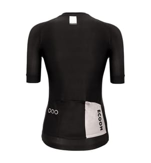 Galibier Kurzarm Radsporttrikot mit Reissverschluss - Schwarz