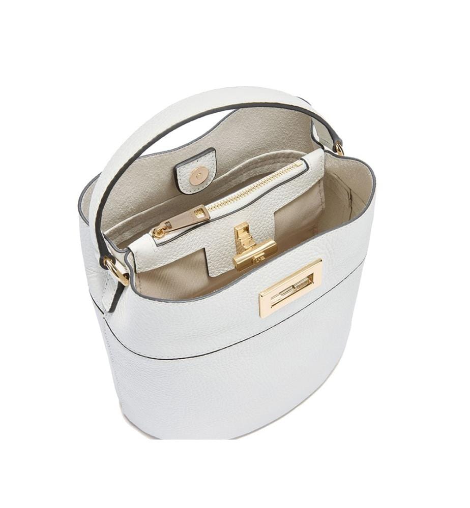 Amelia Mini Bucket Bag - Talc H