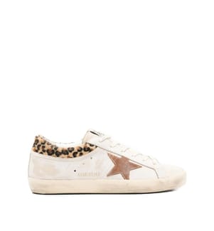 Super Star Sneakers - Weiss, Beige und Braun