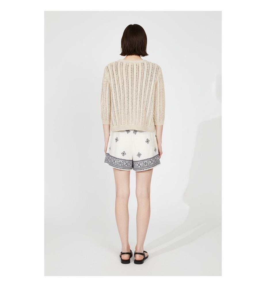 Strickjacke - Leinen