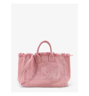Colette Canvas-Handtasche mit Logo auf der Vorderseite - Pink