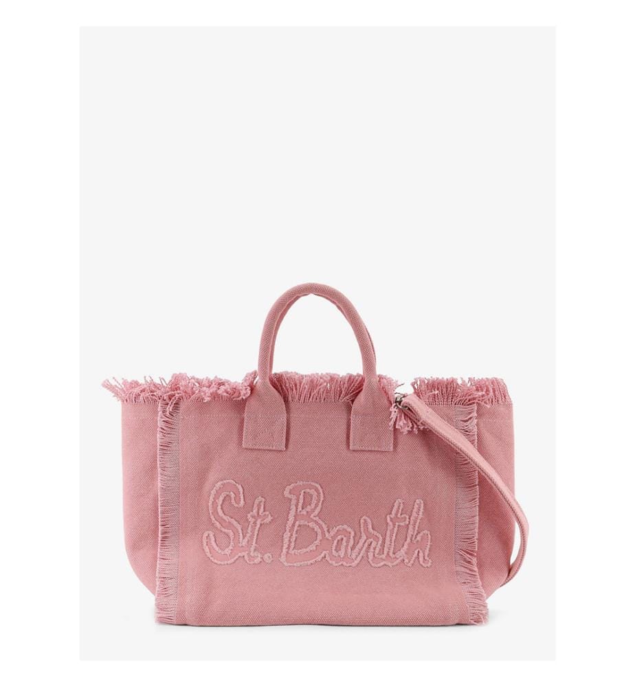 Colette Canvas-Handtasche mit Logo auf der Vorderseite - Pink