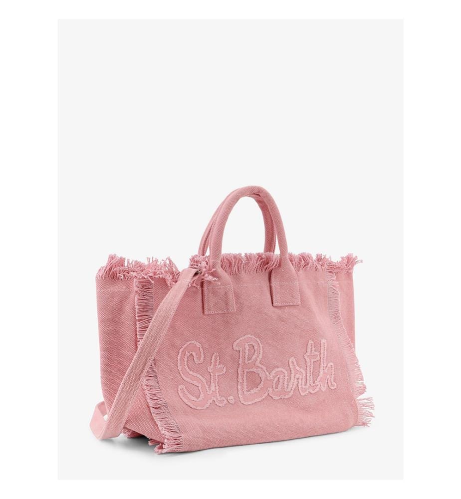 Colette Canvas-Handtasche mit Logo auf der Vorderseite - Pink