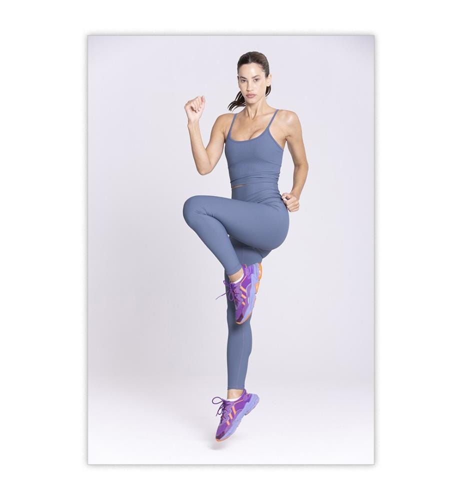 Legging Lotus - Bleu Jeans