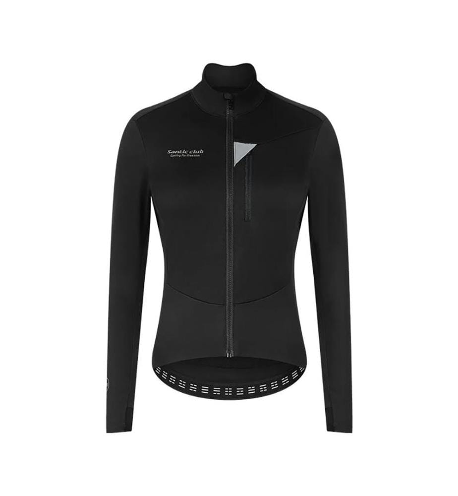Radsport-Thermotrikot 6-16°C - Schwarz