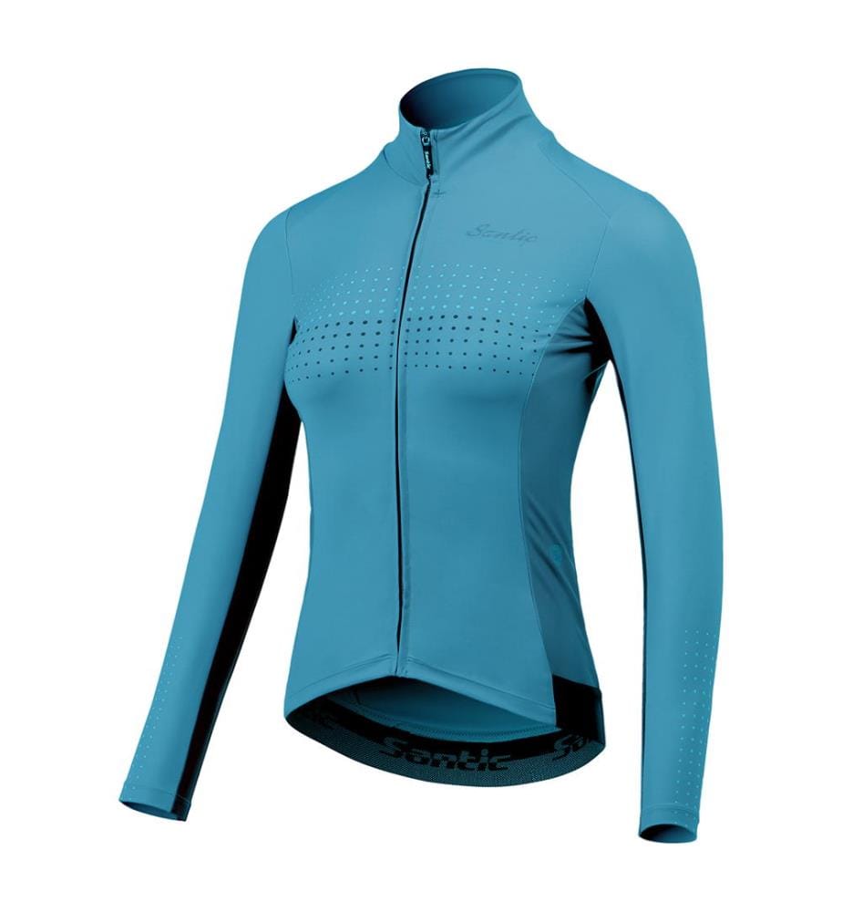 SANTIC - Frühling/Herbst winddichte Fahrradjacken - Blau